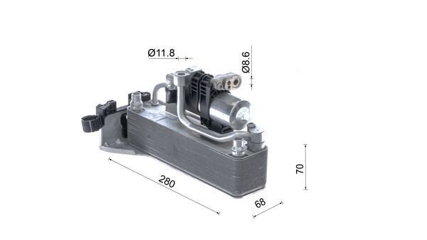 MAHLE AC1119000S Конденсатор, система кондиціонування повітря