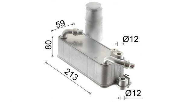 MAHLE AC1125000P Конденсатор, система кондиціонування повітря