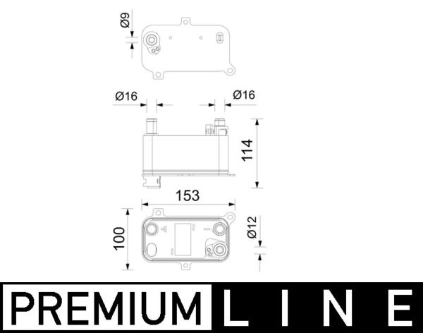 MAHLE AC1199000P Конденсатор, система кондиціонування повітря