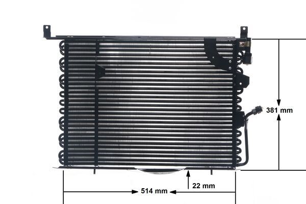 MAHLE AC149000S Конденсатор, система кондиціонування повітря