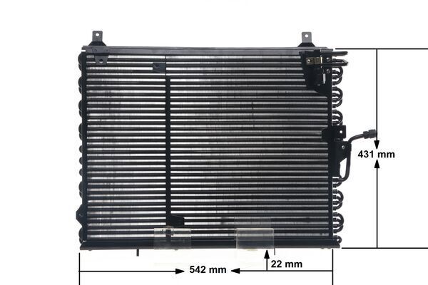 MAHLE AC150000S Конденсатор, система кондиціонування повітря