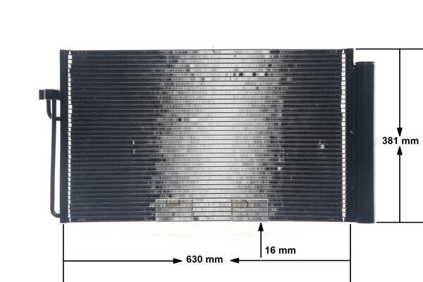 MAHLE AC345000S Радіатор кондиціонера BMW 5 (E60/E61)/6 (E63)/7 (E65/E66/E67) 2.0D-4.4D 02-10