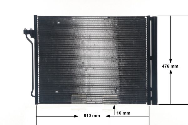 MAHLE AC463000S Радіатор кондиціонера BMW 5 (F10/F11)/7 (F01/F02/F03/F04) 09-18