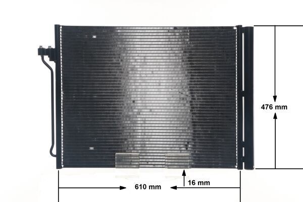 MAHLE AC463000S Радіатор кондиціонера BMW 5 (F10/F11)/7 (F01/F02/F03/F04) 09-18