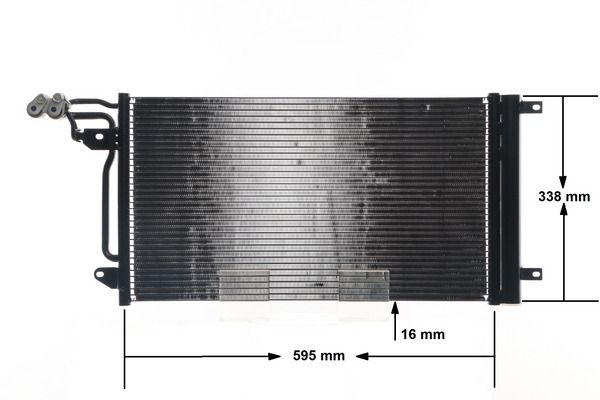 MAHLE AC566000S Радіатор кондиціонера Audi A1 10-18/VW Polo 09-/Skoda Fabia 06-/Rapid 12-19