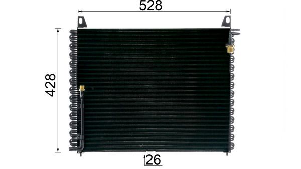 MAHLE AC656000P Конденсатор, система кондиціонування повітря