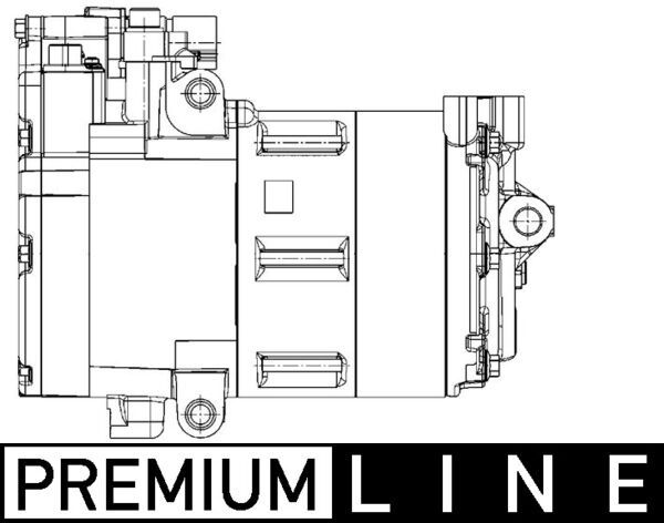MAHLE ACP1453000P Компресор, система кондиціонування повітря