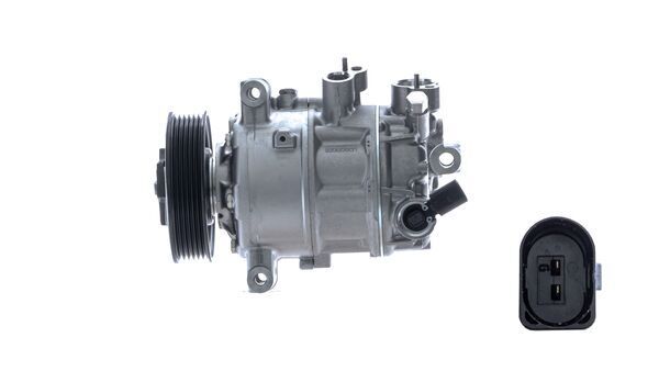 MAHLE ACP1571000P Компресор кондиціонера VW Caddy 1.0-1.4 TSI/2.0 TDI 15-/Crafter 16-/T6 2.0 TDI 15-
