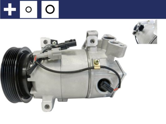 MAHLE ACP606000S Компресор кондиціонера Renault Captur/Clio IV 1.5 dCi 12-