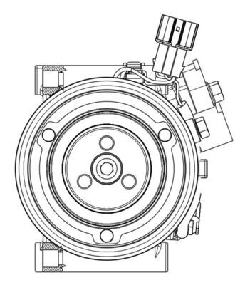MAHLE ACP633000P Компресор, система кондиціонування повітря