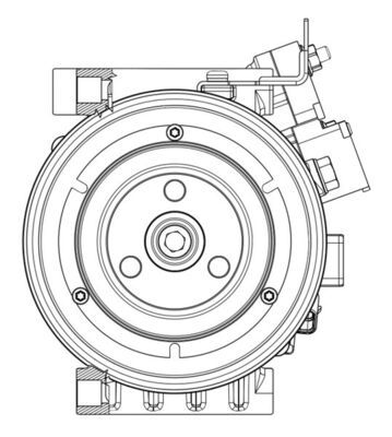MAHLE ACP635000P Компресор, система кондиціонування повітря