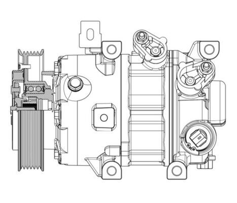 MAHLE ACP635000P Компресор, система кондиціонування повітря