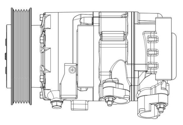 MAHLE ACP635000P Компресор, система кондиціонування повітря
