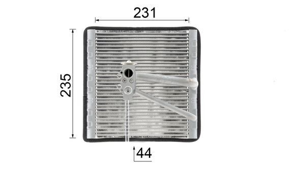MAHLE AE194000P Випарник, система кондиціонування повітря