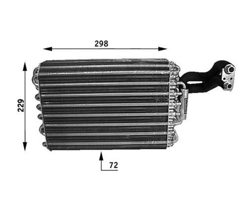 MAHLE AE31000S Випарник, система кондиціонування повітря