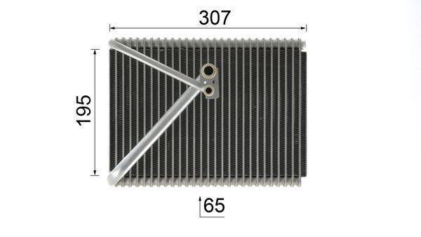 MAHLE AE87000P Випарник, система кондиціонування повітря