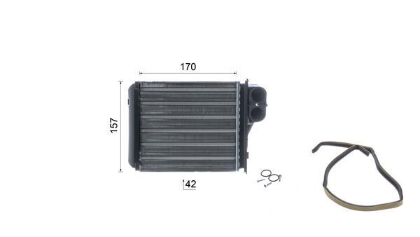 MAHLE AH333000S Теплообмінник, система опалення салону
