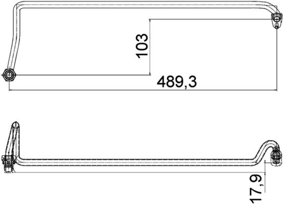 MAHLE AHX5000P Оливний шланг