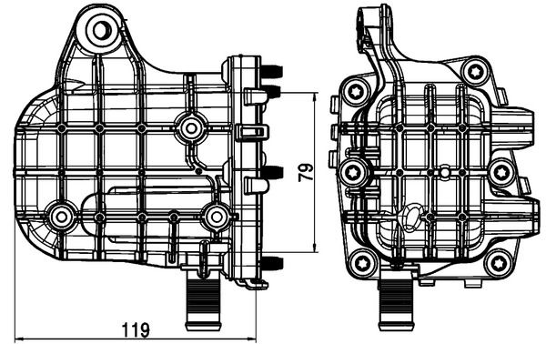 MAHLE CE4000P Клапан EGR Citroen Jumper/Jumpy/Peugeot Boxer/Expert 2.0 BlueHDi 16-