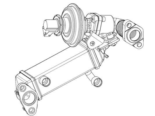 MAHLE CE8000P Радіатор, система рециркуляції ВГ