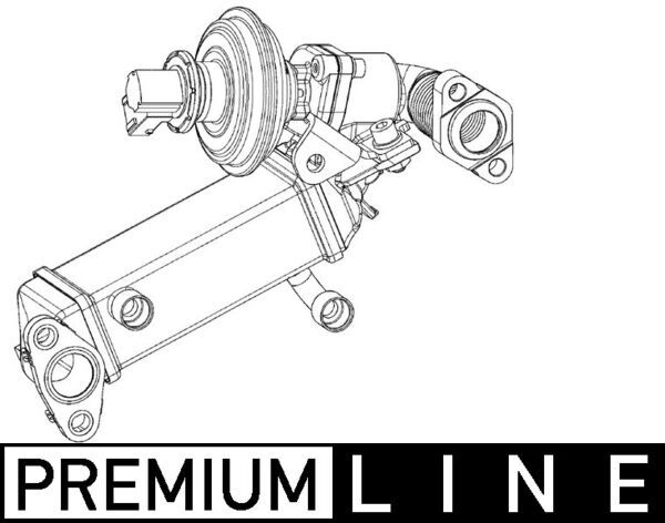 MAHLE CE9000P Радіатор, система рециркуляції ВГ