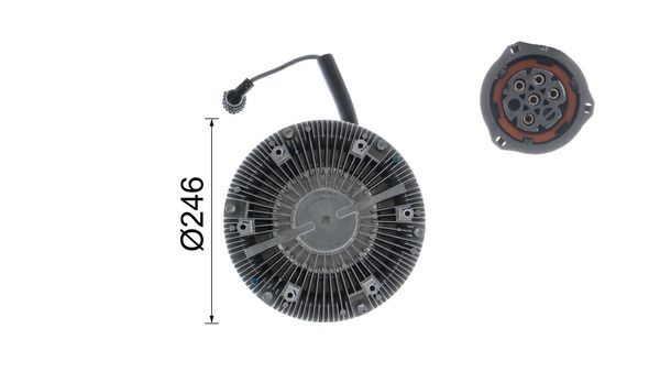 MAHLE CFC207000P Муфта, вентилятор радіатора