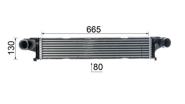 MAHLE CI145000P Охолоджувач наддувального повітря