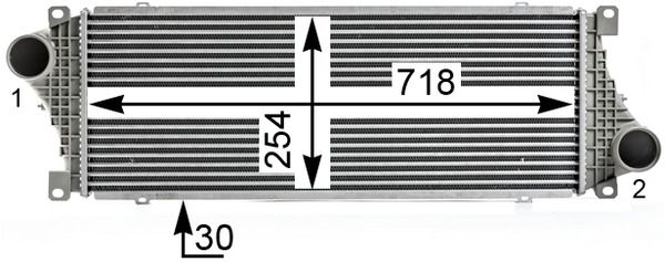 MAHLE CI18000S Інтеркулер