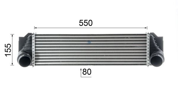 MAHLE CI184000P Охолоджувач наддувального повітря