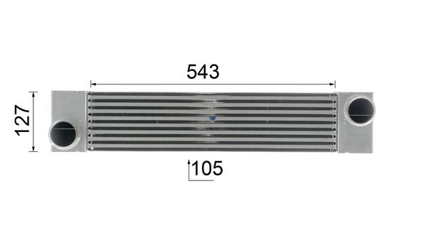 MAHLE CI193000P Охолоджувач наддувального повітря