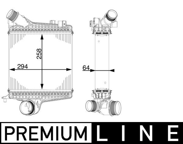 MAHLE CI221000P Охолоджувач наддувального повітря