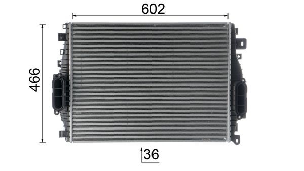 MAHLE CI377000P Охолоджувач наддувального повітря