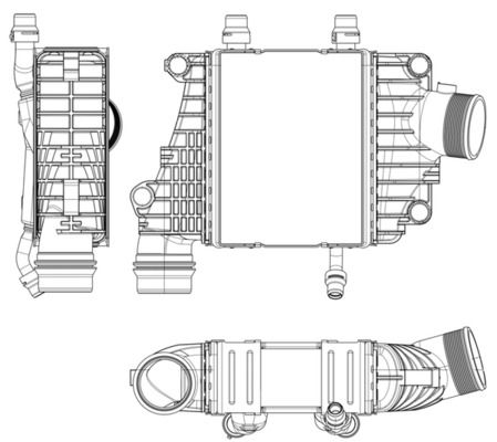 MAHLE CI410000P Охолоджувач наддувального повітря