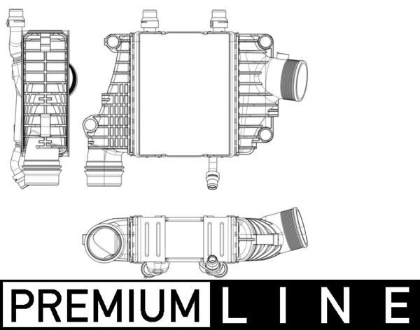 MAHLE CI410000P Охолоджувач наддувального повітря