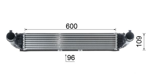 MAHLE CI615000P Охолоджувач наддувального повітря