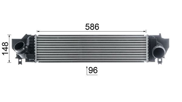 MAHLE CI617000P Охолоджувач наддувального повітря