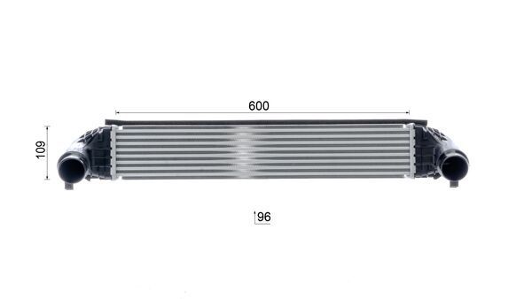 MAHLE CI624000P Охолоджувач наддувального повітря