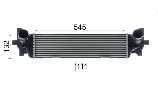 MAHLE CI626000P Охолоджувач наддувального повітря
