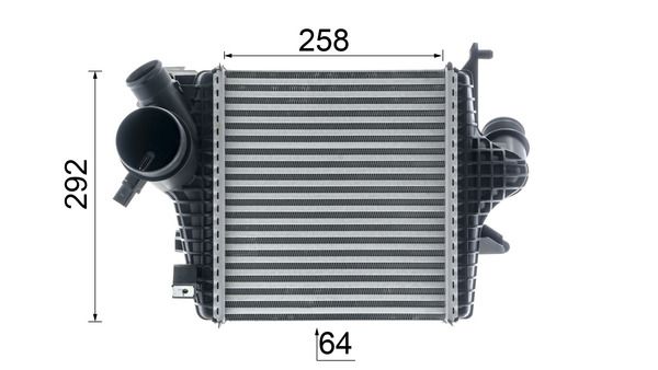 MAHLE CI637000P Охолоджувач наддувального повітря