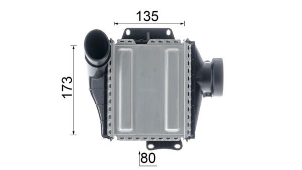 MAHLE CI639000P Охолоджувач наддувального повітря