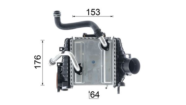 MAHLE CI641000P Охолоджувач наддувального повітря