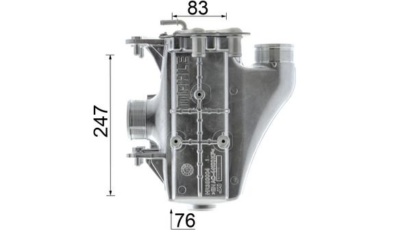 MAHLE CI671000P Охолоджувач наддувального повітря