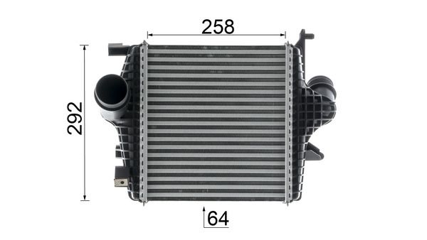 MAHLE CI672000P Охолоджувач наддувального повітря