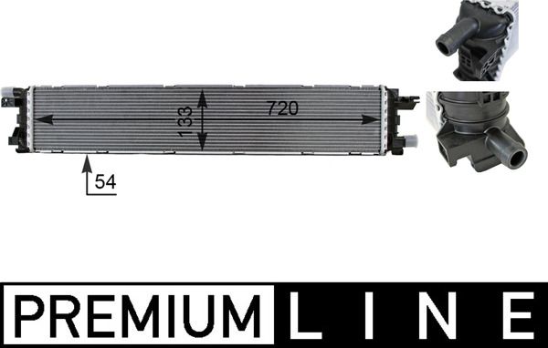 MAHLE CIR1000P Низькотемпературний радіатор, охолоджувач наддув. повітря
