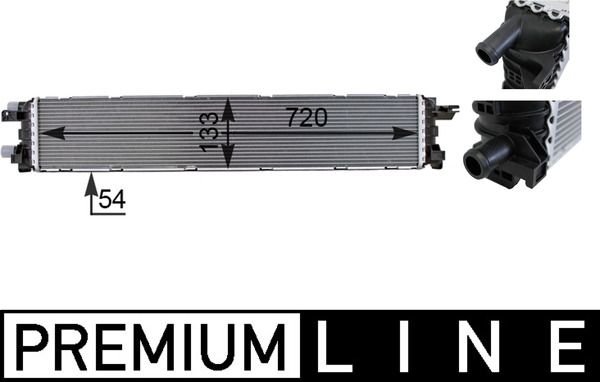 MAHLE CIR13000P Низькотемпературний радіатор, охолоджувач наддув. повітря