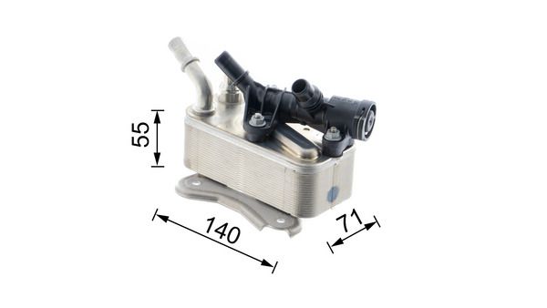 MAHLE CLC225000P Оливний радіатор, автоматична коробка передач