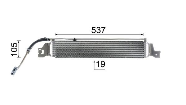 MAHLE CLC288000P Оливний радіатор, автоматична коробка передач