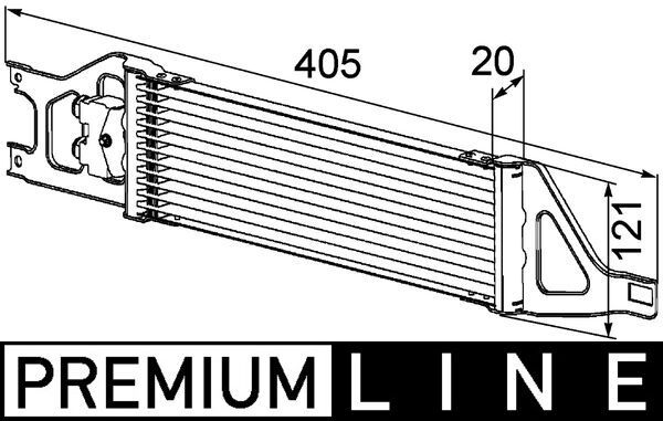 MAHLE CLC57000P Оливний радіатор, автоматична коробка передач