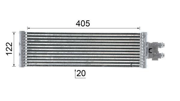 MAHLE CLC64000P Оливний радіатор, автоматична коробка передач