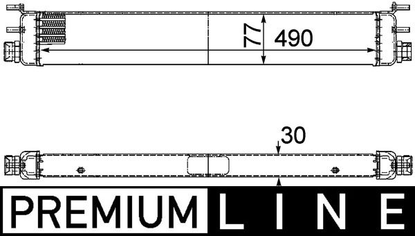 MAHLE CLC68000P Охолоджувач оливи, моторна олива